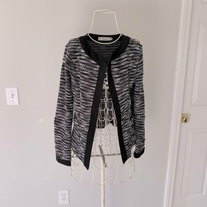 Tweed Light Weight Sweater Blazer